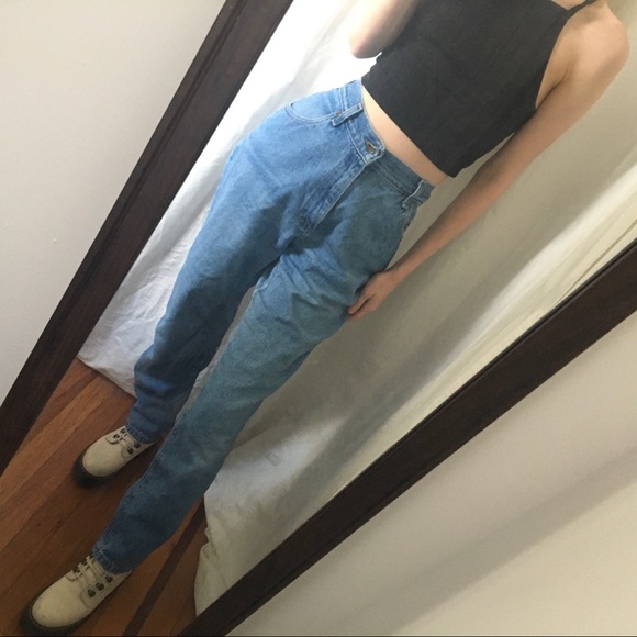 Lee Denim - ❤️Sold❤️Vintage Lee 80’s Ultra High Rise Mom Jeans